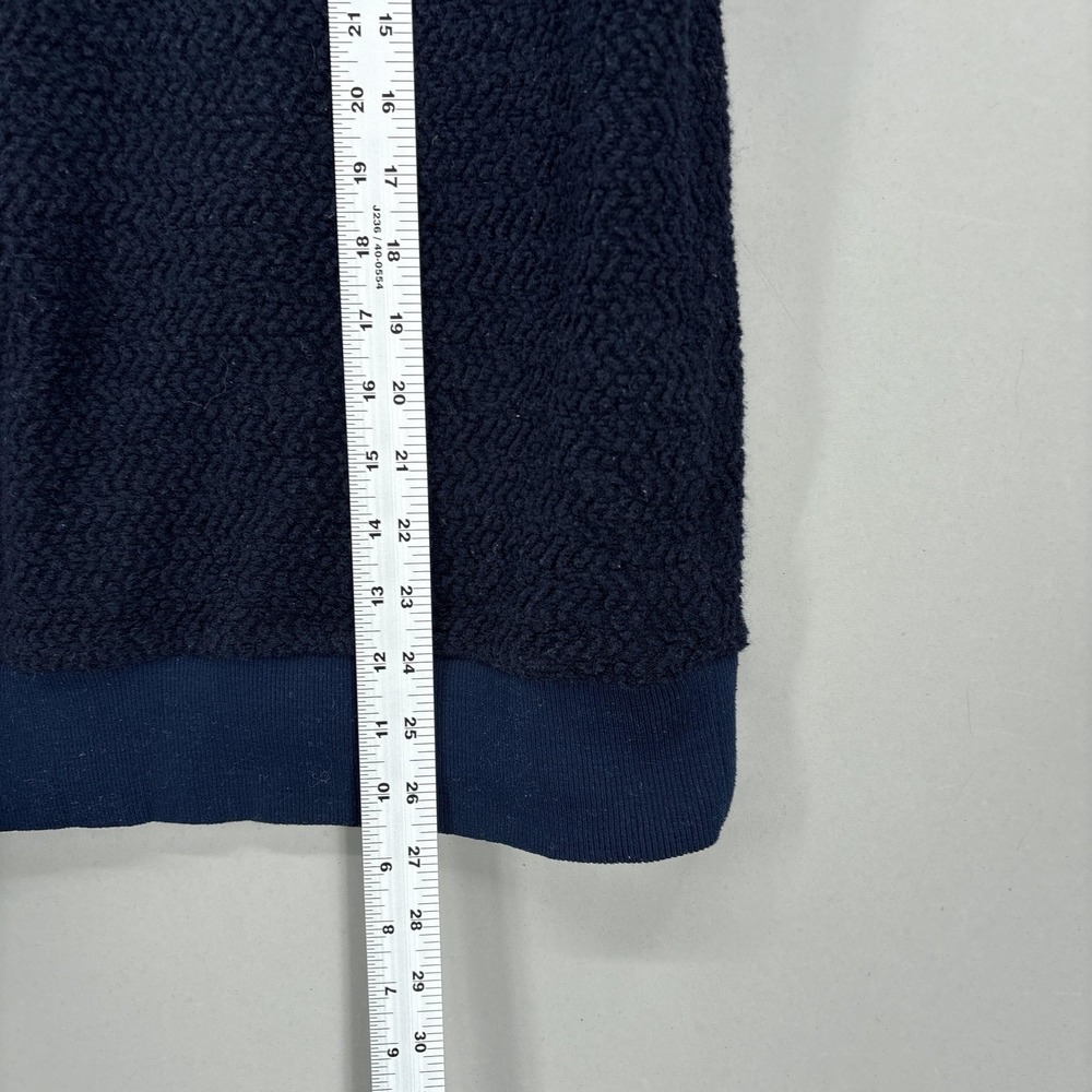 Patagonia Sweater Mens Medium Navy Blue Woolie Fleece 1/4 Zip Pullover Jacket‎ - Picture 8 of 11